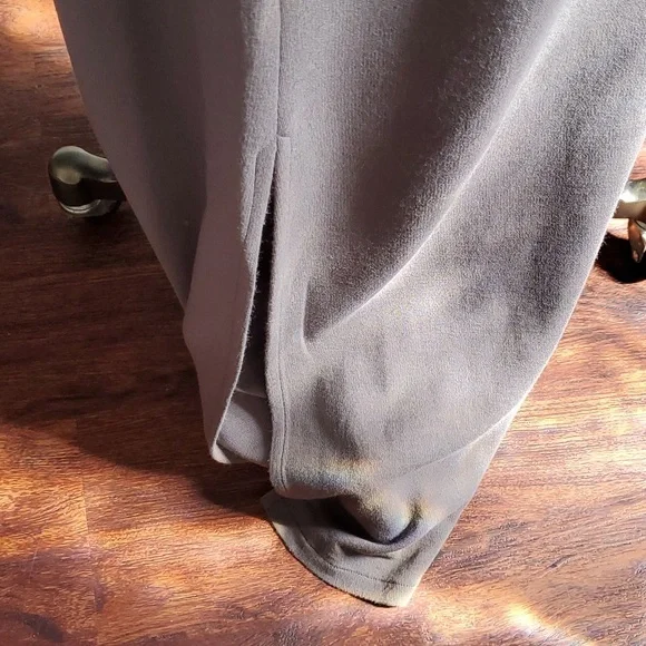 Eileen fisher gray stretch maxi dress size xs - Picture 5 of 14